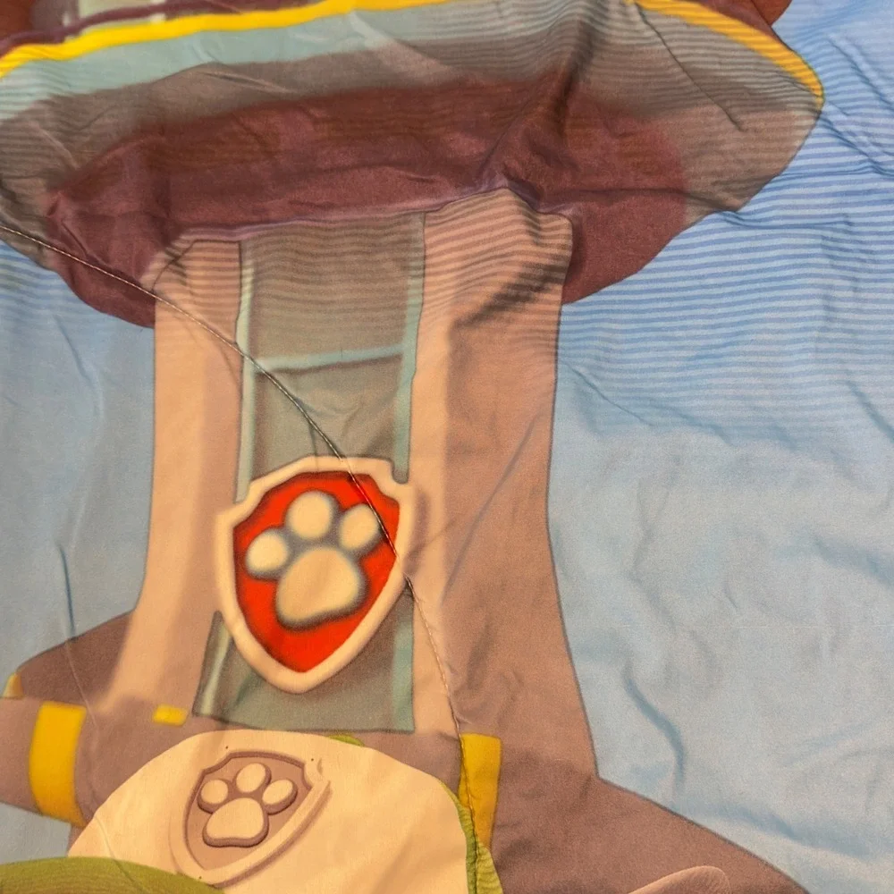 Paw Patrol Comforter Multi-Color Reversible Twin Bedding Chase Marshall Rubble